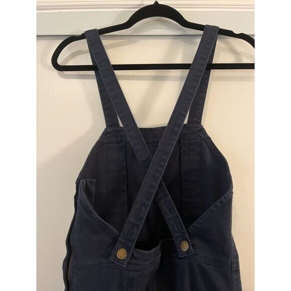 Apiece Apart Carmen Denim Overalls Dark Wash - Picture 6 of 7